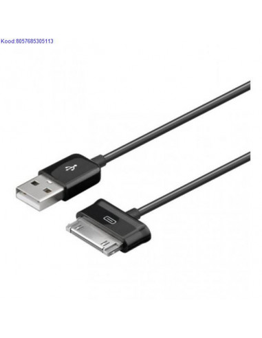 Samsung Galaxy Tab USB laadimisdata kaabel Techly 1390