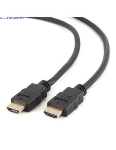 HDMI A  HDMI A kaabel 45m Cablexpert must 1734