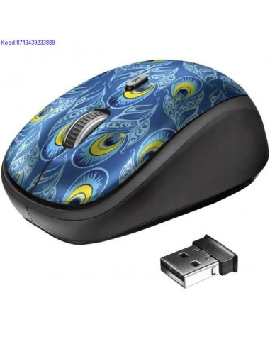 Juhtmevaba optiline hiir Trust Peacock USB 1737