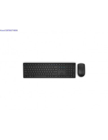Juhtmevaba klaviatuur ja hiir Dell KM636 EN must 2760