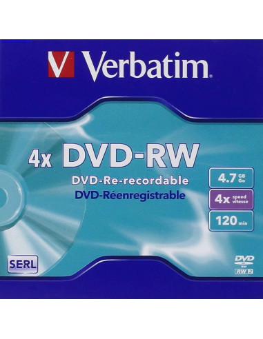 DVD toorik DVDRW 47 GB 120 min 4x Verbatim 43285 2920
