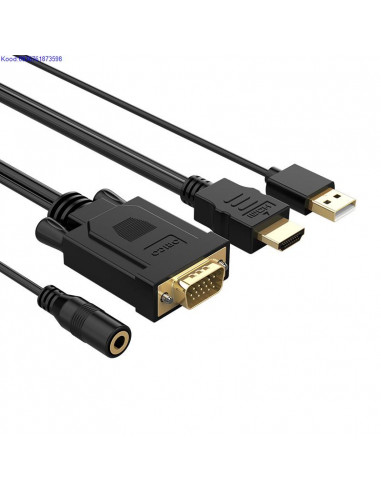 HDMI to VGA adapterkaabel 5 m Orico XDHTVA50BKBP 2967