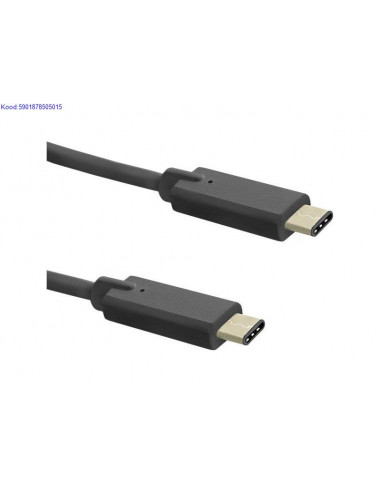 USBC kaabel 1 m  USB31 M to M Qoltec 50501 3177