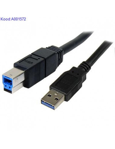 USB A to USB B 30 printeri kaabel 05 m 3557