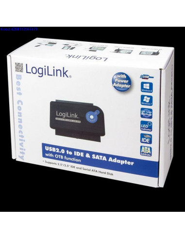 USB20 adapter LogiLink IDE  SATA kvakettale 2535 AU0006C 353