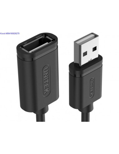 USB20 A pikenduskaabel 2 m MaleFemale Unitek YC450 GBK 3598