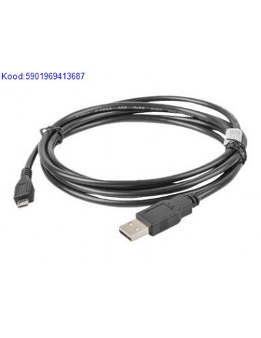 USB microB m to USB A kaabel 18 m Lanberg 3784