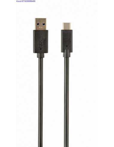 USB 30 A M to USB C M kaabel 1 m Cablexpert CCPUSB3AMCM1M 5193