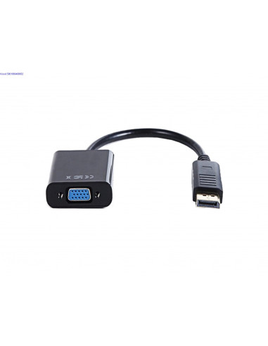 Displayport M 11 to VGA F adapterkaabel 20 cm Lanberg AD0002BK 5455