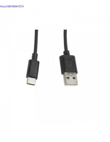USB A 20 to USB C kaabel 1 m Lanberg CAUSBO10CC0010BK 5657