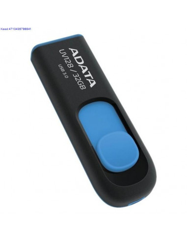 Mlupulk 32GB USB31 AData Flash Drive UV128 mustsinine 590