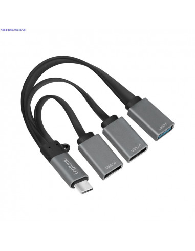 USBC pordi jagaja 3 x USB A LogiLink UA0315 5903