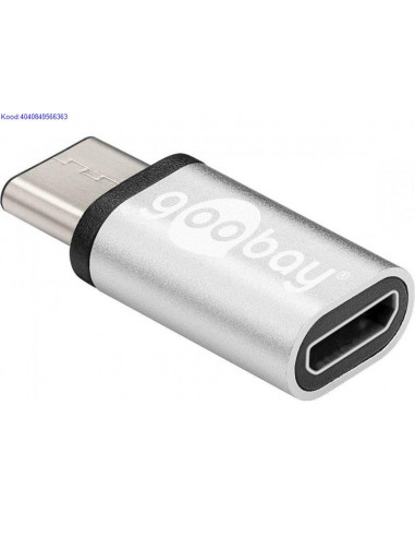 USBC to USB 20 MicroB adapter Goobay 56636 6277