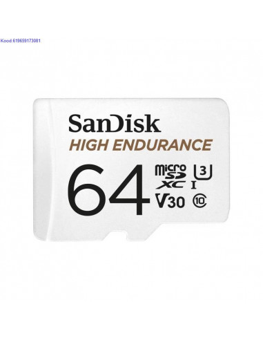 Mlukaart 64 GB microSDXC SanDisk SDSQQNR064GGN6IA 6306