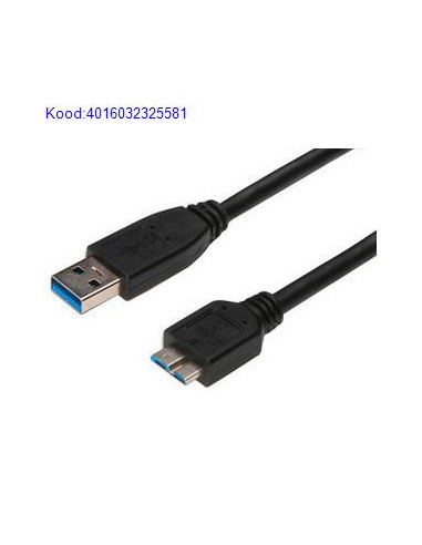 Kaabel USB 30  Amicro USB B 05 m Assmann Digitus AK300117005S 6812