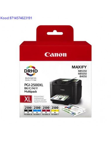 Tindikassettide komplekt Canon PGI2500XL BK C M Y Multi 6817
