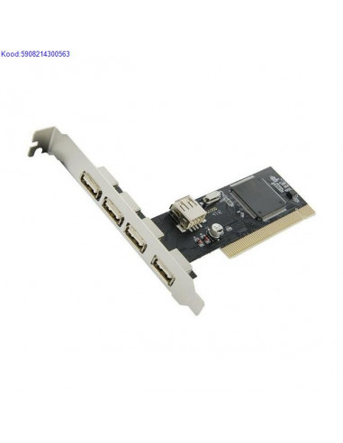 PCI USB20 adapter 4World 41porti Art02997 732
