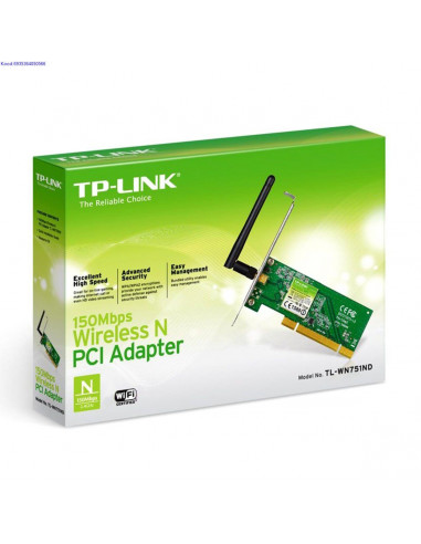 Vrgukaart PCI TPLink TLWN751ND 150Mbps 742